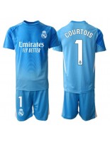 Real Madrid Thibaut Courtois #1 Keeper Hjemmedraktsett Barn 2025-26 Korte ermer (+ bukser)